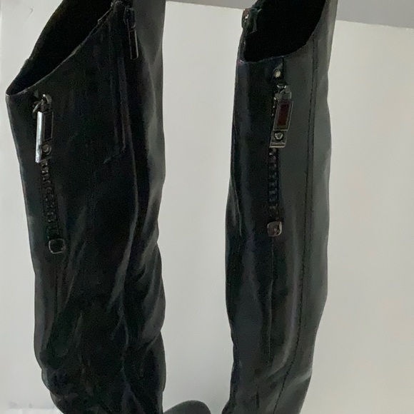 New Polann Women’s Over the Knee Stylish Leather Boots sz 37 (6.5-7), Italy - Picture 2 of 7